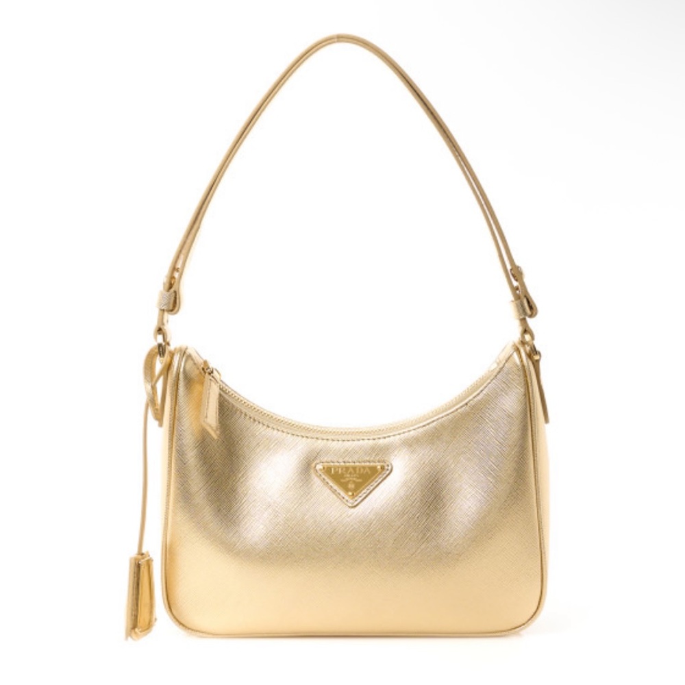 NWT Prada safiano lux bag with authenticity card as well.